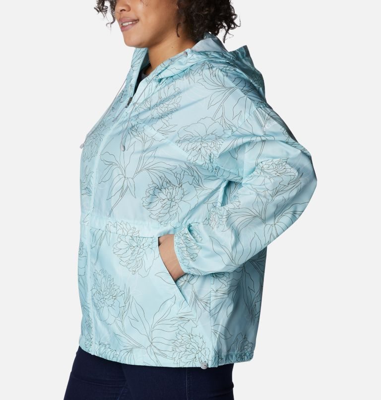 Women's Columbia Alpine Chill Windbreaker Jackets Light Blue | Plus Size CA-J8043